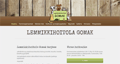 Desktop Screenshot of gomak.fi