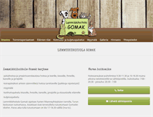 Tablet Screenshot of gomak.fi